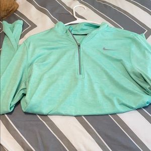 nike running pull over